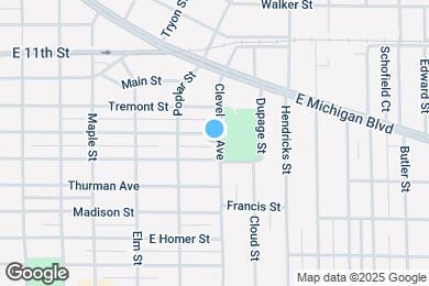Map image of the property - 307 Cleveland Ave