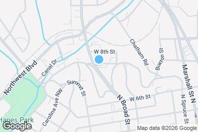 Map image of the property - 832 W 7th St