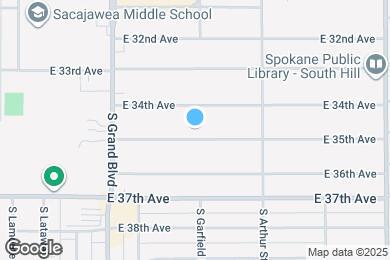 Map image of the property - 825 E 35th Ave