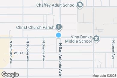 Map image of the property - 707 W 4th St