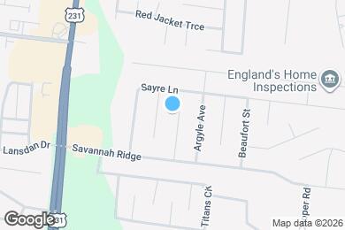 Map image of the property - 3010 Bonaventure Ct
