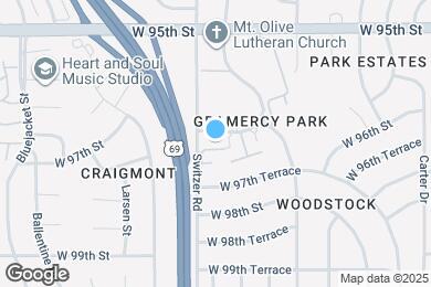 Map image of the property - 10211 W 96th Terrace