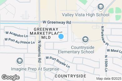 Map image of the property - 15350 W Port Au Prince Ln