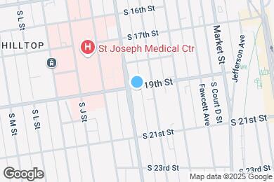 Map image of the property - 716 S 19th St
