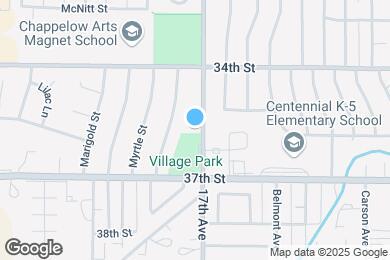 Map image of the property - 3503 17th Ave