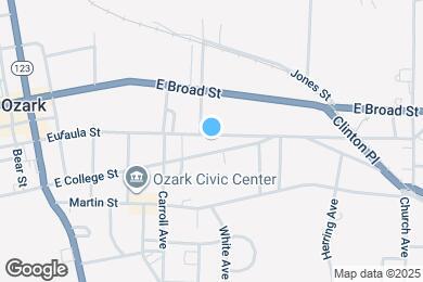 Map image of the property - 510 E Eufaula St