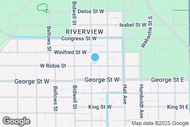 Map image of the property - 91 W Robie St