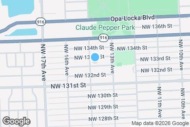 Map image of the property - 1361 NW 132nd Terrace