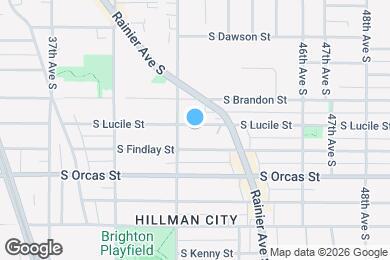 Map image of the property - 4215 S Lucile St