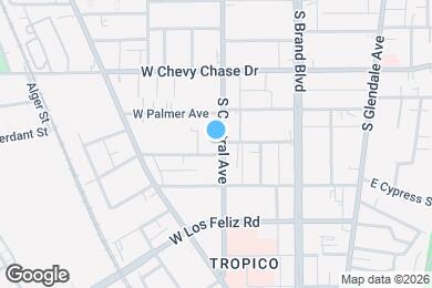 Map image of the property - 1227-1229 S Central Ave