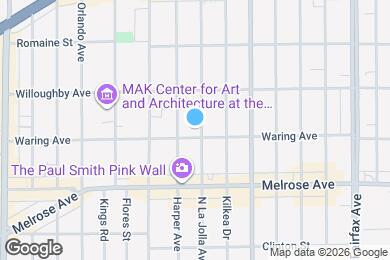 Map image of the property - 809 N La Jolla Ave