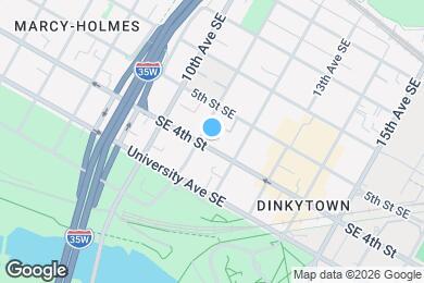 Map image of the property - 1107 4th St SE