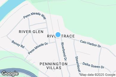 Map image of the property - 2805 River Bend Dr