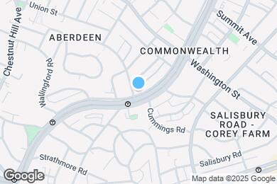 Map image of the property - 1673 Commonwealth Avenue