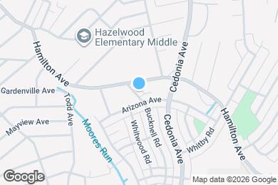 Map image of the property - Townhomes along Hamilton Ave, MD!