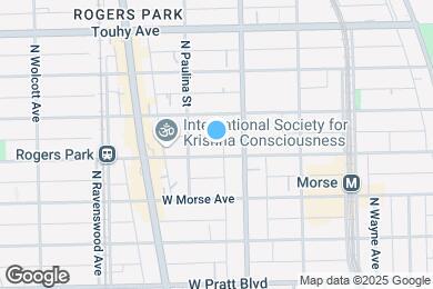 Map image of the property - 1624 W Lunt Ave
