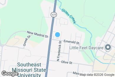 Map image of the property - 616 Emerald St