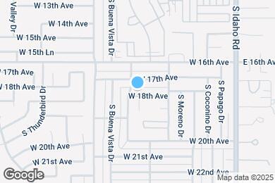 Map image of the property - 578 W 18th Ave