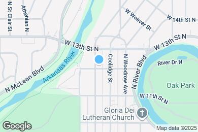 Map image of the property - 1304 N Perry Ave