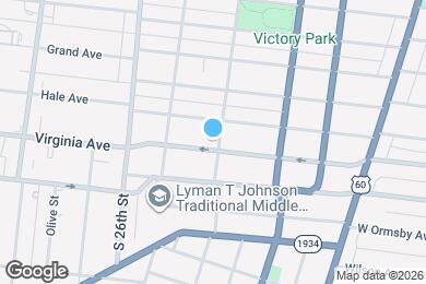 Map image of the property - 2303 W Oak St