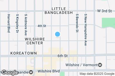 Map image of the property - 453 S Kenmore Ave