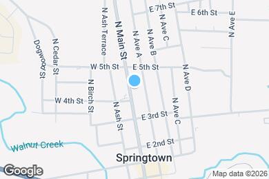 Map image of the property - 320 N Main St