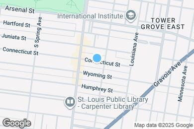 Map image of the property - 3514 Connecticut St