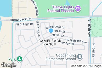 Map image of the property - 10948 W Elm St