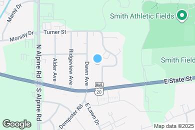 Map image of the property - 134 Flintridge Dr