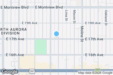 Map image of the property - 1701 Lansing St
