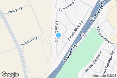 Map image of the property - 324 S Palo Cedro Dr