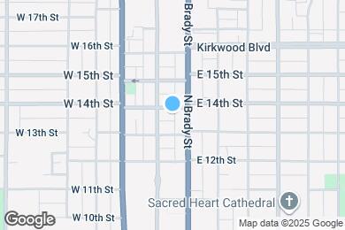Map image of the property - 117 W 14th St