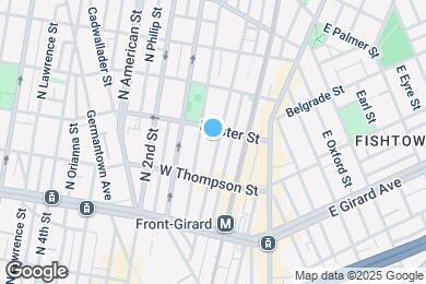 Map image of the property - 1340 N Howard St