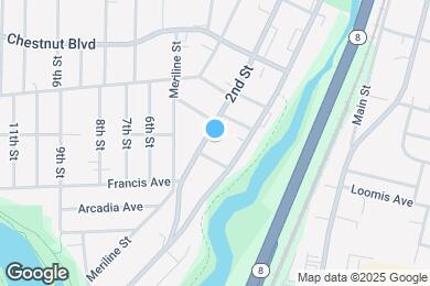 Map image of the property - 1543 2nd St