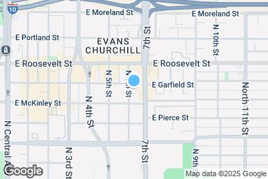 Map image of the property - 817 N 6th St