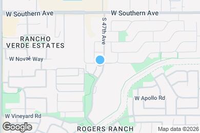 Map image of the property - 6405 S 47th Dr