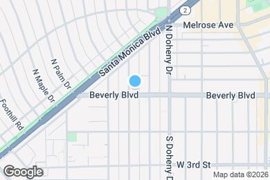 Map image of the property - 424 N Palm Dr