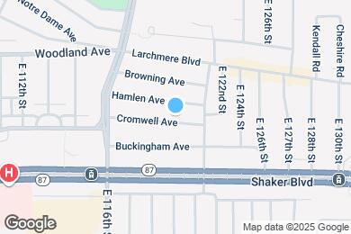 Map image of the property - 11915 Cromwell Ave