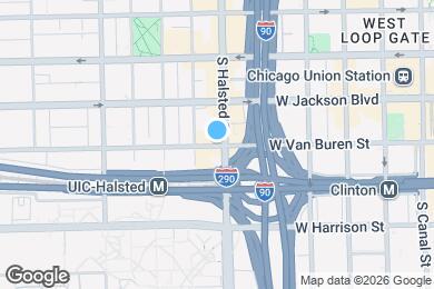 Map image of the property - 806 W Van Buren St