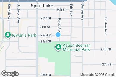 Map image of the property - 2202 Fargo Ave