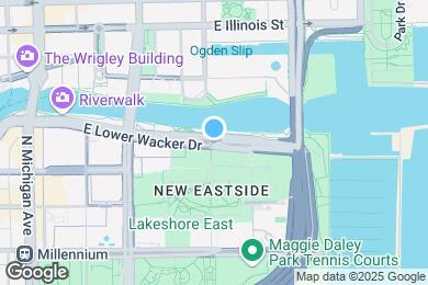Map image of the property - 375 E Wacker Dr