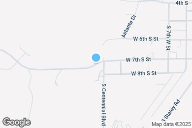 Map image of the property - 1042 W 7th S St