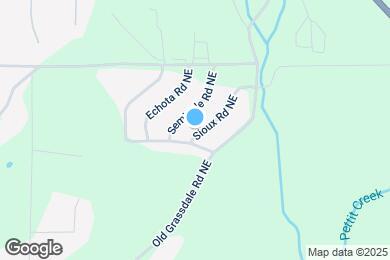 Map image of the property - 19 Sioux Rd NE