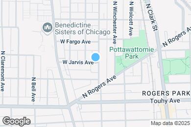 Map image of the property - 2005 W Jarvis Ave
