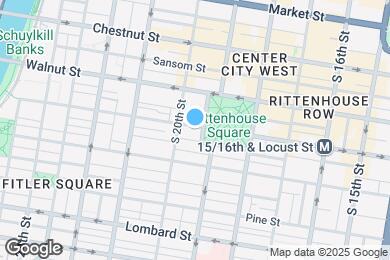 Map image of the property - 222 W Rittenhouse Sq