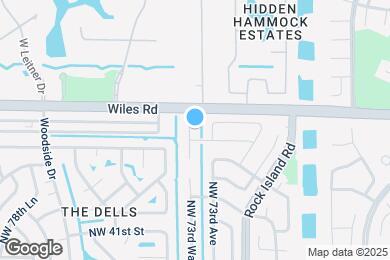 Map image of the property - 4411 NW 73rd Way