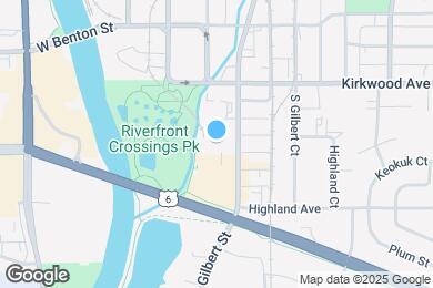 Map image of the property - Riverfront Crossings - 1201 S Gilbert