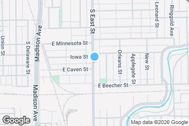 Map image of the property - 1825 S East St