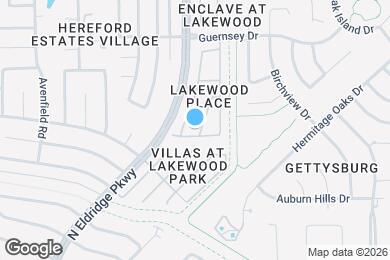 Map image of the property - 16005 Summerville Lake Dr