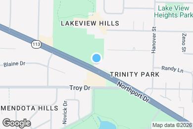 Map image of the property - 1402 Northport Dr